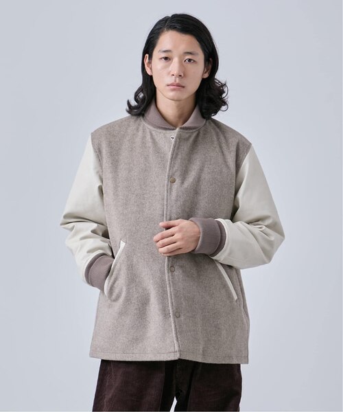 タスマニアウール ウインドシャフト バーシティージャケット｜ベーセー