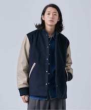 タスマニアウール ウインドシャフト バーシティージャケット