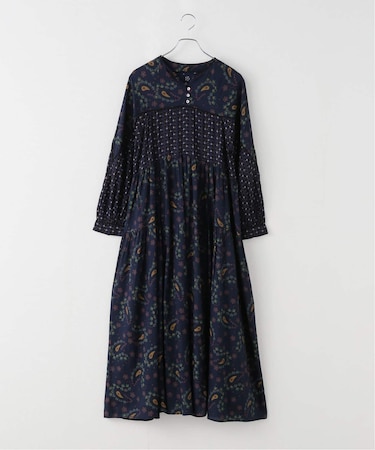 手洗い可 / パッチワークプリントワンピース