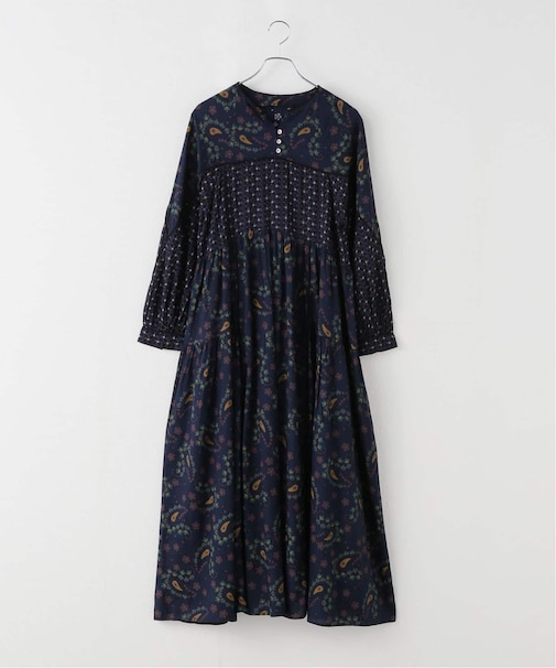 手洗い可 / パッチワークプリントワンピース