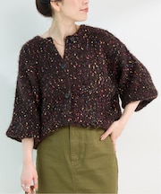 《追加7》手洗い可 / ポコポコヤーンミックス2WAYカーディガン