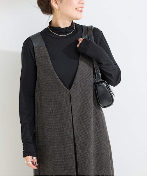 手洗い可 / ウール混カットタートルプルオーバー