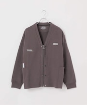 【OLIVEDRAB/オリーブドラブ】2WAY ジップスウェットカーディガン