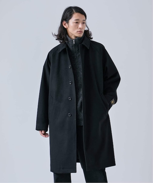 タスマニアウール ウインドシャット ステンカラーコート