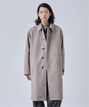 タスマニアウール ウインドシャット ステンカラーコート