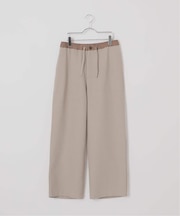 【Deux Allures/ドゥ アリュール】ループネップストレートスラックス