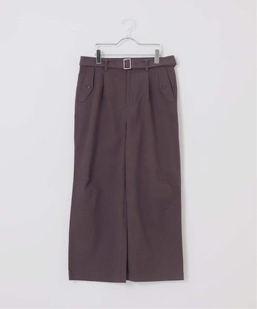 【Deux Allures/ドゥ アリュール】ミリタリー ベルテッドパンツ