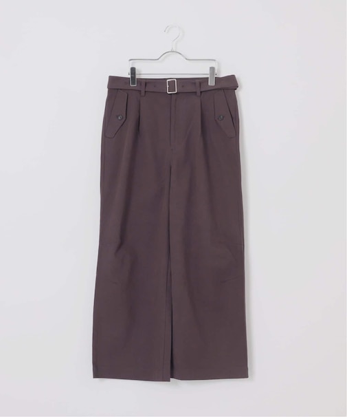 【Deux Allures/ドゥ アリュール】ミリタリー ベルテッドパンツ