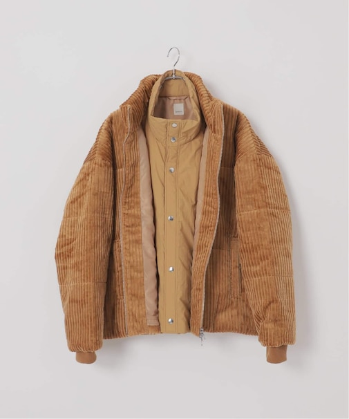 【Deux Allures/ドゥ アリュール】オニコール レイヤードショートブルゾン