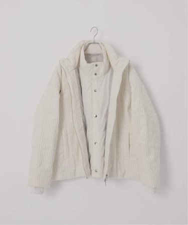 【Deux Allures/ドゥ アリュール】オニコール レイヤードショートブルゾン