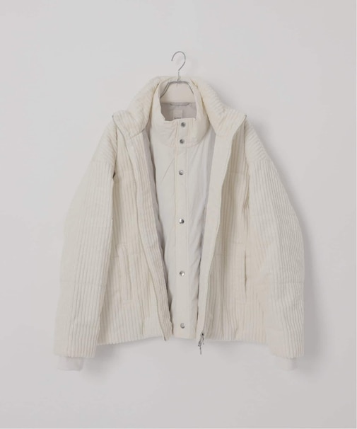 【Deux Allures/ドゥ アリュール】オニコール レイヤードショートブルゾン