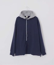 【Deux Allures/ドゥ アリュール】ナカワタフードトレーナー