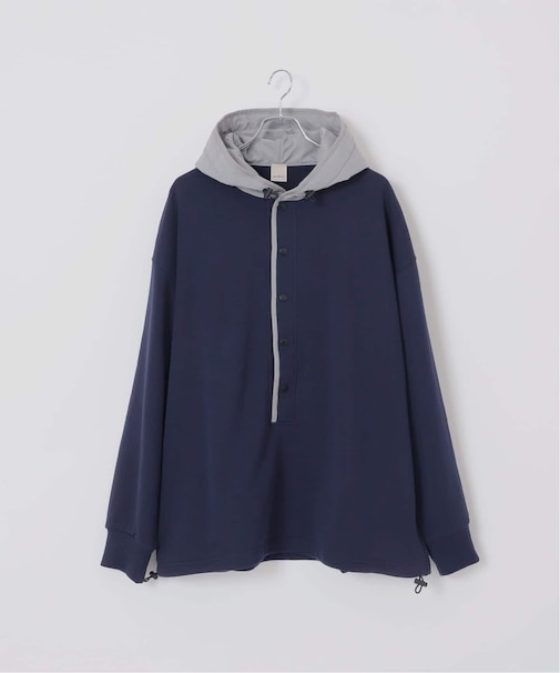 【Deux Allures/ドゥ アリュール】ナカワタフードトレーナー