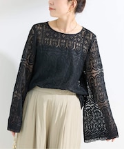 《追加2》手洗い可 / 総レースブラウス