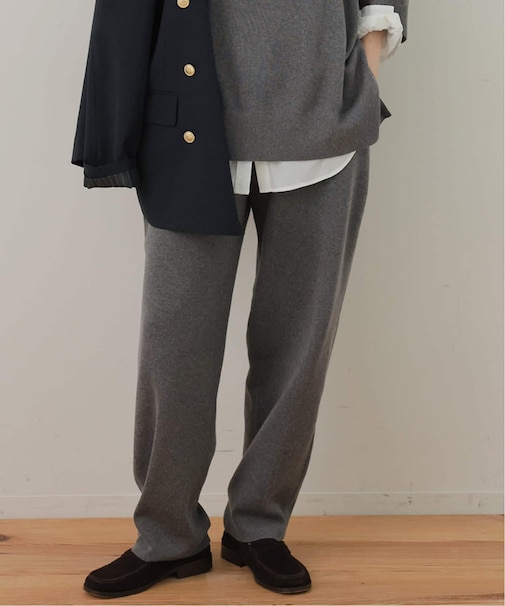 ［25AW新作］フルニードルカーブニットパンツ