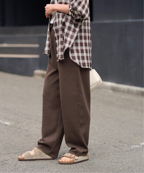 ［25AW新作］フルニードルカーブニットパンツ