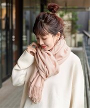 ウォッシャブル / カシミヤタッチストール