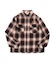 BEN DAVIS別注 ネルチェック 刺繍ワークシャツ