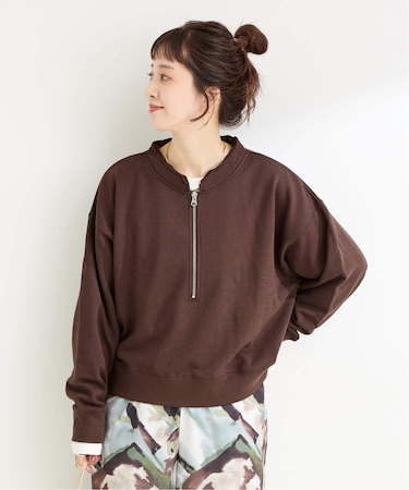 《追加》ウォッシャブル / 裏毛ハーフジッププルオーバー