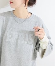 《追加》手洗い可 / ラメサガラ刺繍7分袖プルオーバー