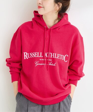RUSSELL ATHLETIC / ラッセル・アスレティック 別注 裏毛ロゴフーディー