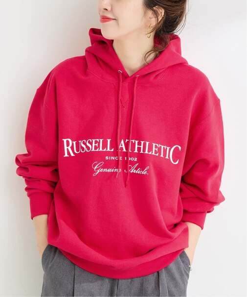 RUSSELL ATHLETIC / ラッセル・アスレティック 別注 裏毛ロゴフーディー