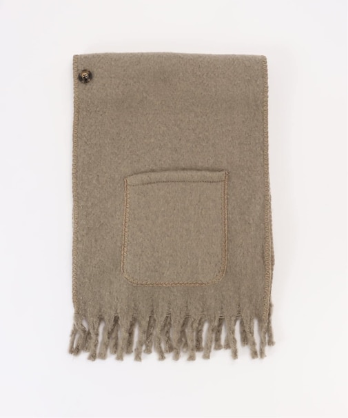 ポケット付きマフラー