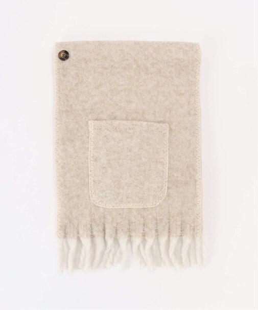 ポケット付きマフラー