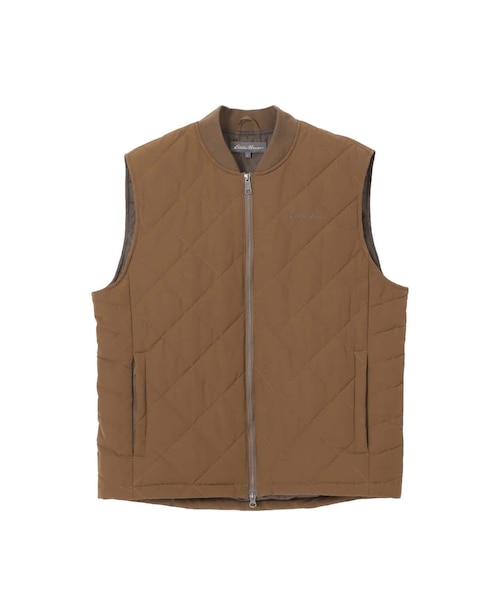 Bristol ブラウン キルティングベスト Bristol ブラウン キルティングベスト MENS】QUILTING DOWN VEST