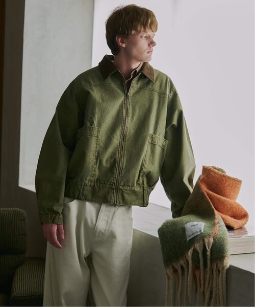 OSKR別注 ジップアップミリタリーダックブルゾン｜ベーセーストックの