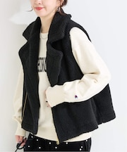 手洗い可 / ボアライダースベスト