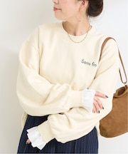 ウォッシャブル / リムーバブルカフスプルオーバー