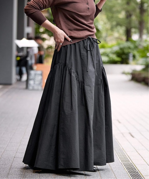 ウォッシャブル / C/NYボリュームギャザースカート