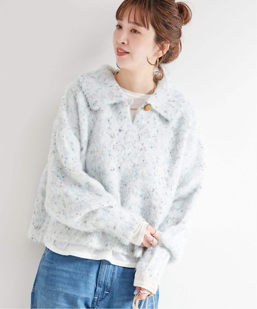 モコポコワイドニット