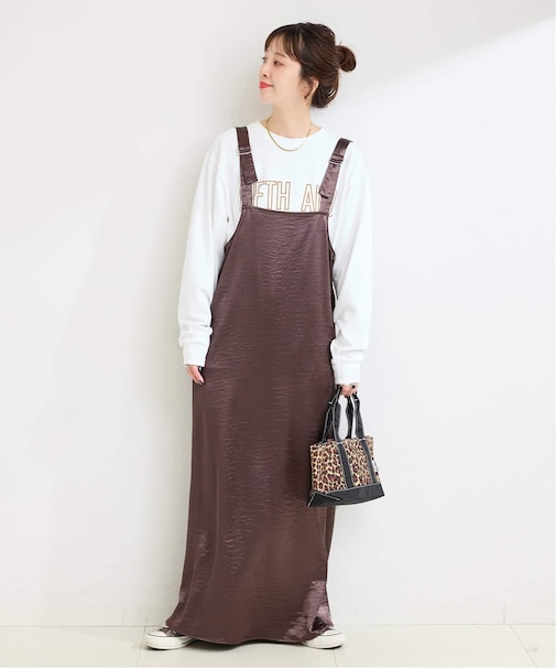 手洗い可 / グロウィーサテンキャミワンピース