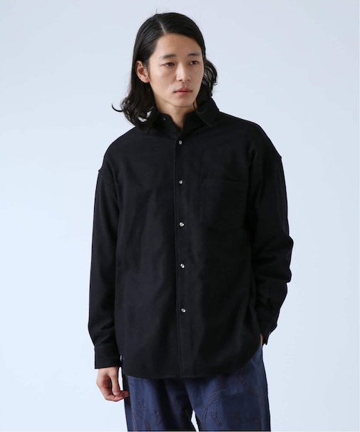 【BOYCOM/ボイコム】ビーバー加工 ウールレギュラーカラーシャツ
