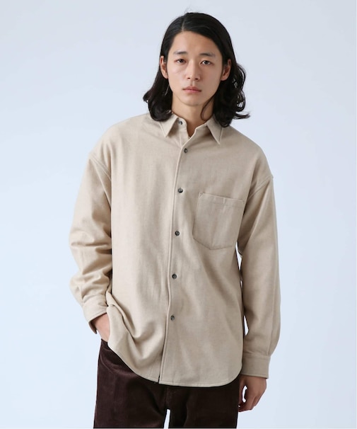 【BOYCOM/ボイコム】ビーバー加工 ウールレギュラーカラーシャツ