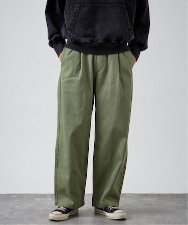 コットン オーバースリーピングパンツ