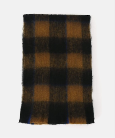 手洗い可 / ブークレチェックマフラー