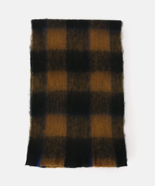 手洗い可 / ブークレチェックマフラー