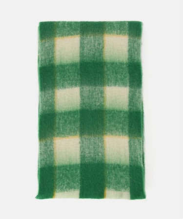 手洗い可 / ブークレチェックマフラー