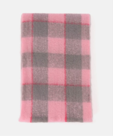 手洗い可 / ブークレチェックマフラー