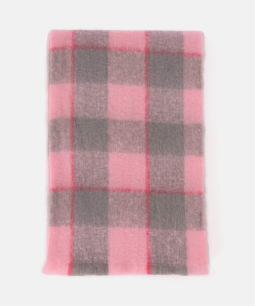 手洗い可 / ブークレチェックマフラー