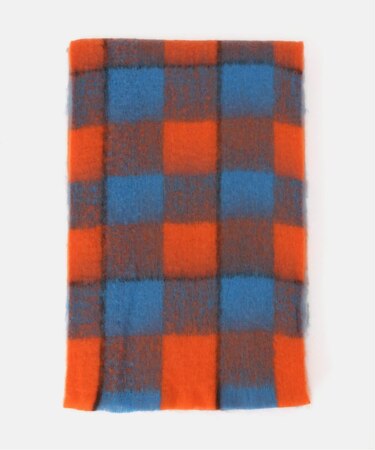 手洗い可 / ブークレチェックマフラー