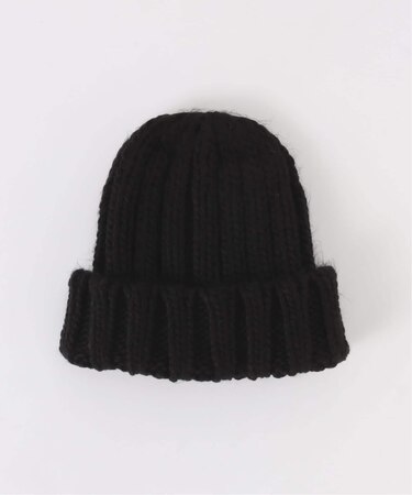 リブ編みビーニー