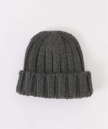 リブ編みビーニー