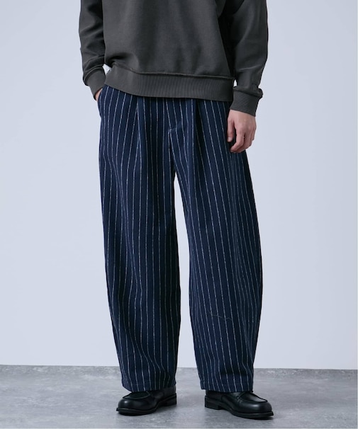 RED KAP別注 ウールライク バレルレッグワイドスラックス