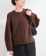 手洗い可 / スパンコールカーディガン