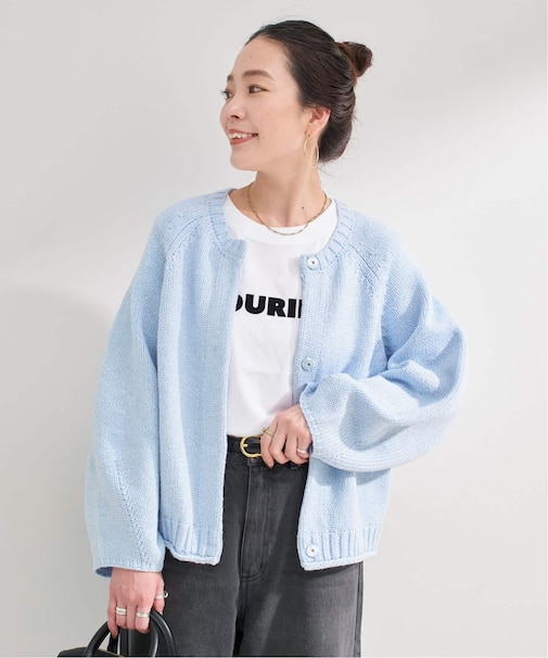 手洗い可 / スパンコールカーディガン