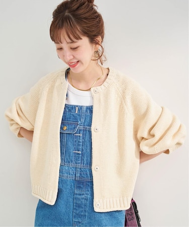 手洗い可 / スパンコールカーディガン